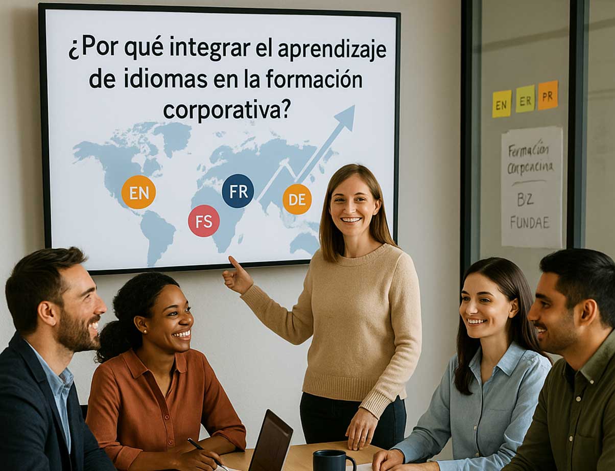 aprendizaje de idiomas en los programas de formación corporativa